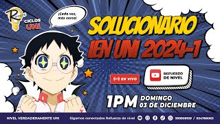 SOLUCIONARIO IEN UNI 20241 [upl. by Guenevere]