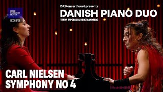 Symphony No 3 for two pianos  Carl Nielsen  Tanya Zapolski amp Rikke Sandberg Live [upl. by Aicilic]