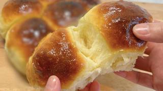 No Knead Softest Bread Rolls  Just Like Cotton｜Youll Love It So Easy and Quick [upl. by Esinrahc]