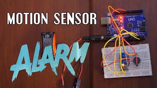 Making Motion Sensor Alarm With Accelerometer amp Arduino  ADXL335 [upl. by Hayouqes]