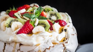 Easy Australian Pavlova Best Christmas Dessert Recipe [upl. by Aed909]