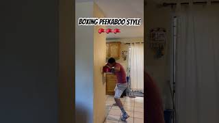 Boxing peekaboo style 🥊🥊🥊 boxing fyp boxingtraining boxingnews peekabooboxing peekaboostyle [upl. by Boaten]