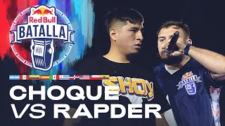 CHOQUE vs RAPDER  Octavos  Red Bull Batalla Internacional 2022 [upl. by Katerina]