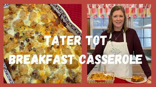 Tater Tot Breakfast Casserole [upl. by Anaed707]