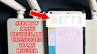 How to know how many devices are connected to my wifi router [upl. by Nitsruk113]