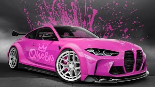 Car Parking Multiplayer 2 Pink BMW M4  Girl Dancing  Gameplay amp Customization [upl. by Ocsicnarf]