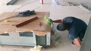 Vrf air conditioning system installation  HVAC Bangladesh Ducting Fabrication  DunhamBush [upl. by Camilla685]