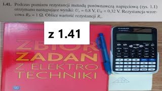 Zadanie 141 Elektrotechnika  zbiór zadań by Aleksy Markiewicz [upl. by Nevil758]