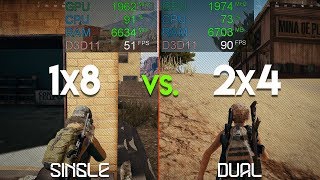 RAM Single vs Dual Channel  Benchmark Render amp Gaming [upl. by Attennyl673]