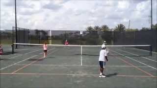 10 and Under Competitive Match with Orange Ball [upl. by Anderson]