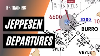 Jeppesen Departure Procedures  How to Fly a SID [upl. by Avlis]