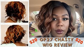 Freetress Equal Synthetic Hair Invisible L Part Wig  CHASTY WIGTYPESCOM REVIEW [upl. by Koziarz362]