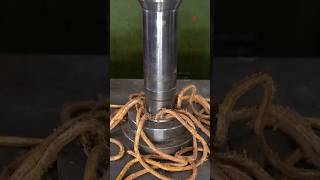 Reeses Chocolate Vs Hydraulic Press 🫣😱🤤 hydraulicpress satisfying candy crushing asmr [upl. by Shanley660]