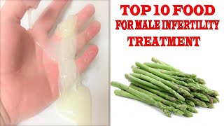 Top 10 Foods That Increase Your Sperm CountFertility Foods For Men  Improve Semens volume [upl. by Wallace390]