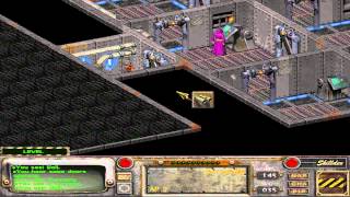 Fallout 2 Unarmed Walkthrough part 82  Enclave Oil Rig Second Floor Gauntlet [upl. by Eojyllib]