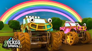 10 Muddy Trucks  Geckos Garage Songs｜Kids Songs｜Trucks for Kids [upl. by Aryamoy624]