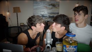 TRYING ASMR w Bryce Hall amp Jackson Krecioch [upl. by Hoxsie]