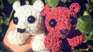 Loomigurumi  Hook Only  Polar BearBrown Bear Tutorial [upl. by Llenroc]