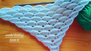 châle au crochet pour débutants magnifique étape par étape vous allez ladorercrochet châle shawl [upl. by Crista]