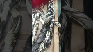 EASY WAY TO SPLICE DYNEEMA ROPE 12 STRAND knot rope trending shortvideo shorts camping diy [upl. by Eitsirc]