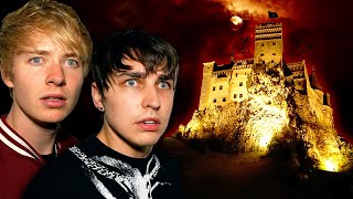 Our Horrifying Night at Haunted DRACULAS CASTLE Real Vampire [upl. by Alehtse170]