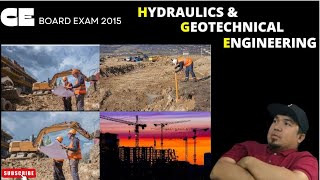 CE Board HGE PROBLEM  1 Hydraulics and Geotechnical Engineering PAST BAORD NOV 2015 [upl. by Ecnahs]