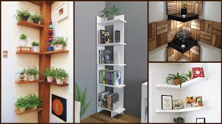 Modern Corner Shelves Designs  Corner Shelf Designs For Living RoomBedroom amp Kitchen [upl. by Akirret]