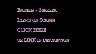 Eminem  Berzerk LYRICS [upl. by Nanda]