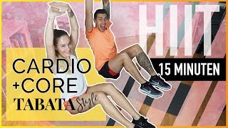 15 Minuten HIIT Workout zum Auspowern 🚀 – Tabata Style  ARIA  Fettverbrennung  Muskelaufbau [upl. by Shermy386]