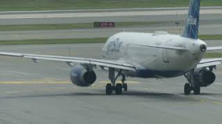 Plane Spotting JFK Airport  TWA Hotel  JetBlue [upl. by Relly]