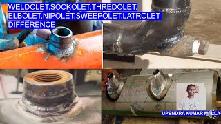 Pipe Fittings  Weldolet  Sockolet  Thredolet  Elbowlet  Nipolet  Sweepolet  Latrolet  Telugu [upl. by Iuqcaj724]