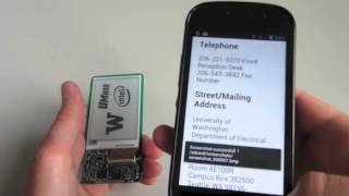 Wirelessly Powered Eink Display Tag using NFC [upl. by Antonino]