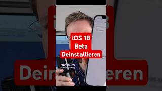 iOS 18 Beta deinstallieren mit Tenorshare ReiBoot moschussde [upl. by Novanod]