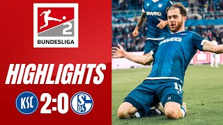 Karlsruher SC  FC Schalke 04 20 Highlights 2 Bundesliga 202425 [upl. by Shay]