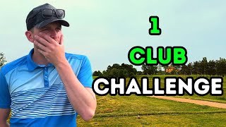 ONE CLUB CHALLENGE I FLUSH CITY GOLF [upl. by Llerahc]