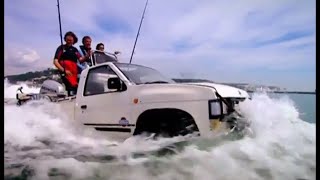 Crossing the Channel in Car Boats HQ  Top Gear [upl. by Crofton768]