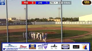 Lovington Baseball vs Portales [upl. by Oht472]