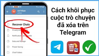 Cách khôi phục tin nhắn Telegram đã xóa trò chuyện hình ảnh video [upl. by Penney]