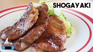 Easy Shoga Yaki Recipe Japanese Ginger Pork [upl. by Kcirdahc]