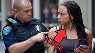 Racist Cop Detains Black Woman Shocked to Discover Shes a Supreme Court Judge [upl. by Lilith]