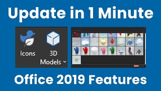 How to Update Microsoft Office 2019  MS Office 2019 New Features [upl. by Anemij]