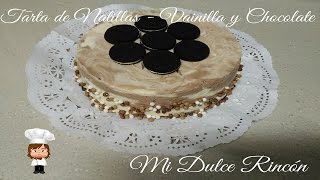 TARTA DE NATILLAS  VAINILLA Y CHOCOLATE [upl. by Tiebout207]