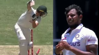 TNatarajan 1st Inning Wickets in Test Debut  Ind vs Aus 4th Test 2021 [upl. by Ward]