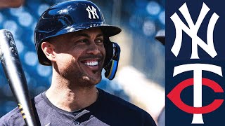 Yankees Vs Twins Highlights amp Reaction  2024 Spring Training Recap  02262024 [upl. by Erikson]