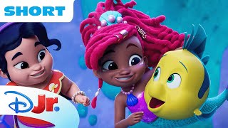 Disney Jr’s Ariel Mermaid Tales Short 10 🧜🏾‍♀️  Hiccup Gone Amuck  The Little Mermaid disneyjr [upl. by Clari336]