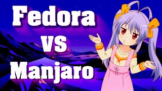 Fedora VS Manjaro [upl. by Free926]