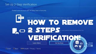 How to turn off 2 steps verification on Playstation [upl. by Bound]