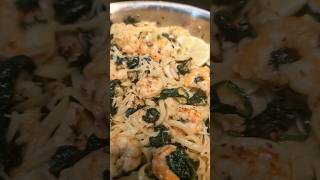 Lemon Garlic Parmesan Shrimp Pasta  Dinner In Under 30 Minutes [upl. by Selle]