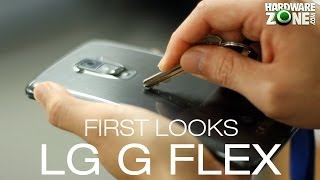 LG G Flex Smartphone Preview  Flexing for a Versatile Future [upl. by Nowujalo]