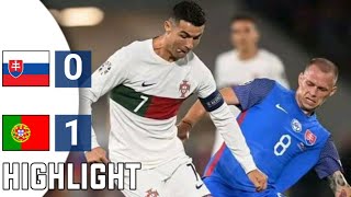 Hasil Slowakia vs Portugal Kualifikasi EURO Tadi Malam  Highlight [upl. by Raleigh436]